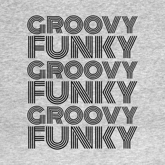 Groovy Funky Disco Black Font by HighBrowDesigns